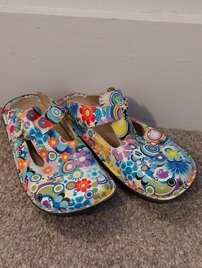 Bright Floral Alegria Clogs